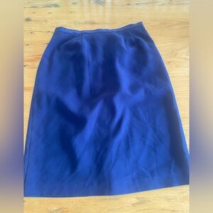 Elegant Navy Blue‎ Women's Skirt 12 Preloved